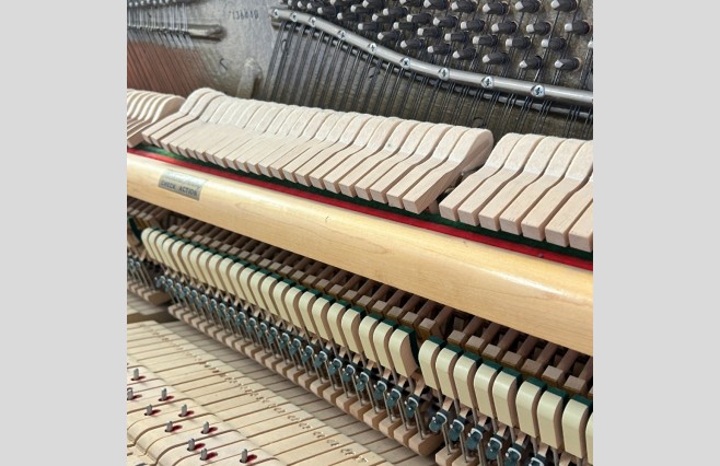 Bentley Satin Teak Mini Upright Piano, Used - All Inclusive Premium Package (SN:136440) - Image 7